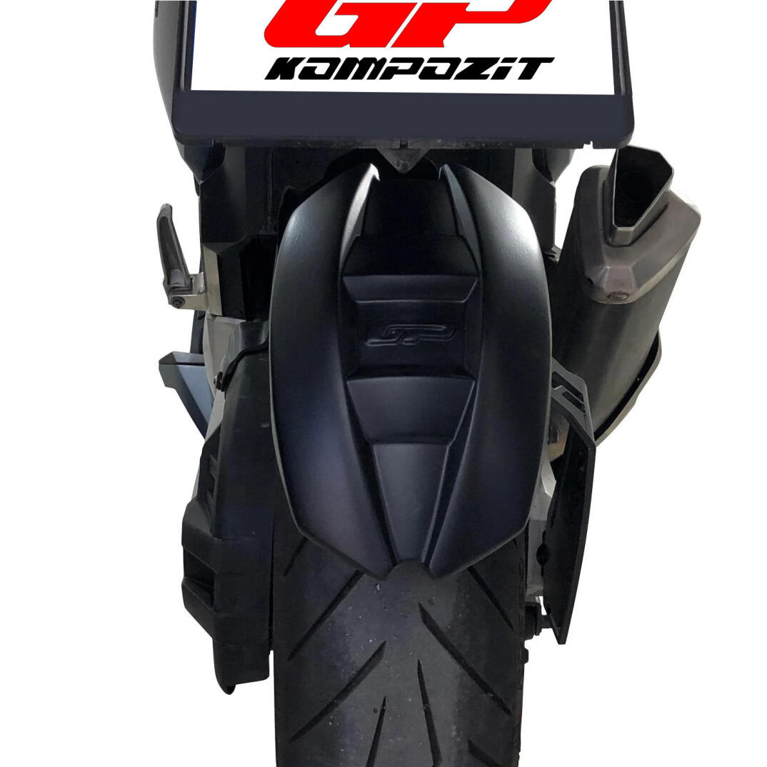 GP Kompozit Honda Forza 750 2021-2024 Uyumlu Arka Çamur Sıyırıcı Siyah - 4