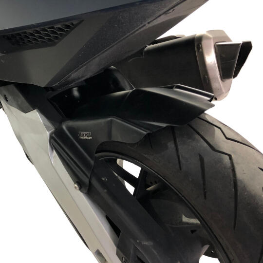 GP Kompozit Honda Forza 750 2021-2024 Uyumlu Arka Çamurluk Siyah - 3