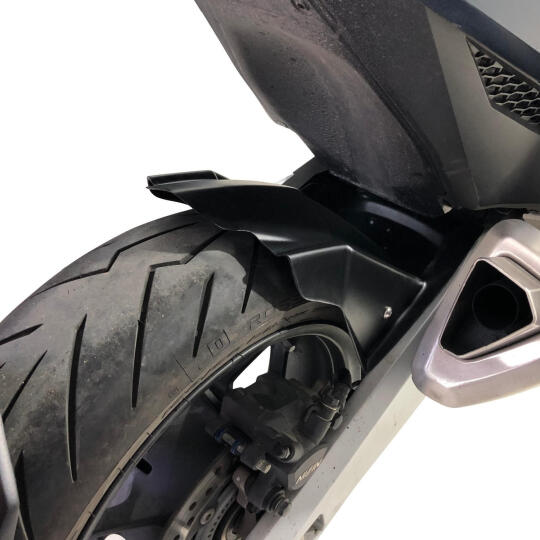 GP Kompozit Honda Forza 750 2021-2024 Uyumlu Arka Çamurluk Siyah - 4