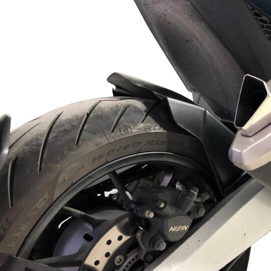 GP Kompozit Honda Forza 750 2021-2024 Uyumlu Arka Çamurluk Siyah - 5