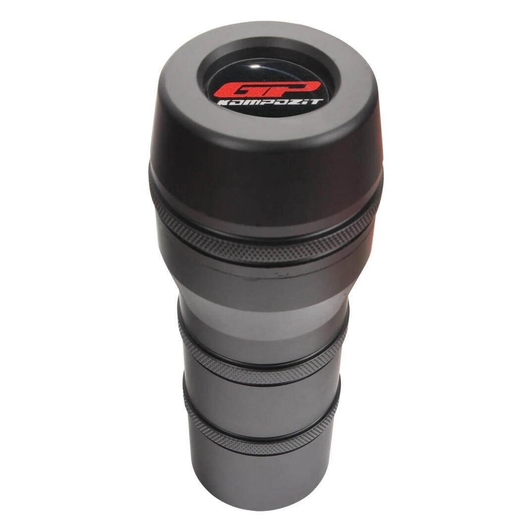 GP Kompozit Honda Forza 750 2021-2024 Uyumlu Egzoz Koruma Takozu Siyah - 1