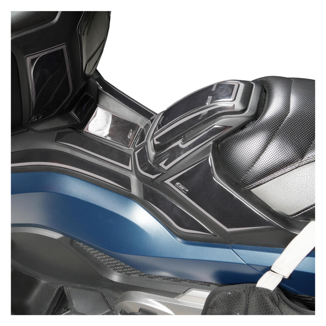 GP Kompozit Honda Forza 750 2021-2024 Uyumlu Full Tank Pad Seti Siyah - 3