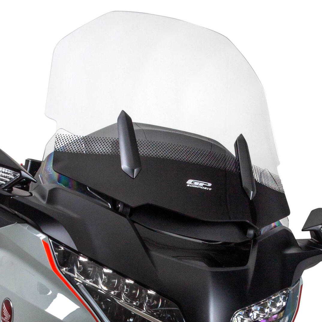 GP Kompozit Honda Gold Wing / Bagger 2018-2023 Uyumlu Baskılı Ön Cam Füme - 3