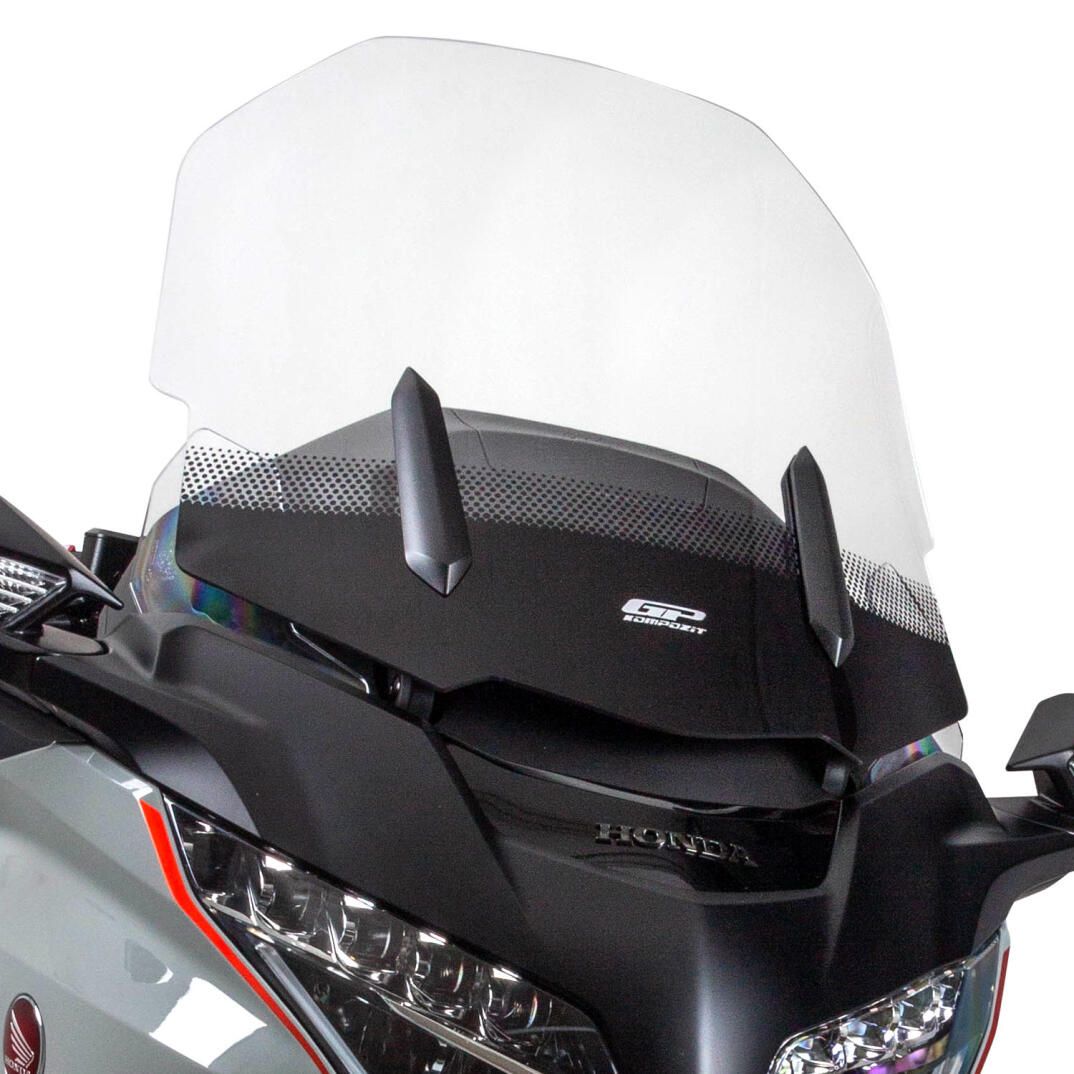 GP Kompozit Honda Gold Wing / Bagger 2018-2023 Uyumlu Baskılı Ön Cam Şeffaf - 3