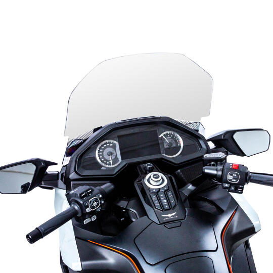 GP Kompozit Honda Gold Wing / Bagger 2018-2023 Uyumlu Baskılı Ön Cam Şeffaf - 4