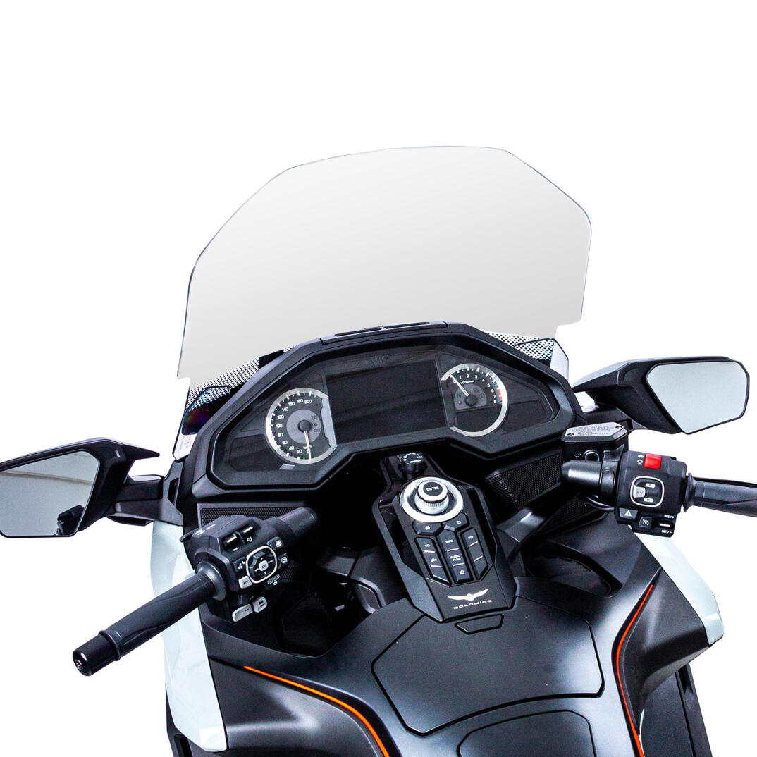 GP Kompozit Honda Gold Wing / Bagger 2018-2023 Uyumlu Baskılı Ön Cam Şeffaf - 4