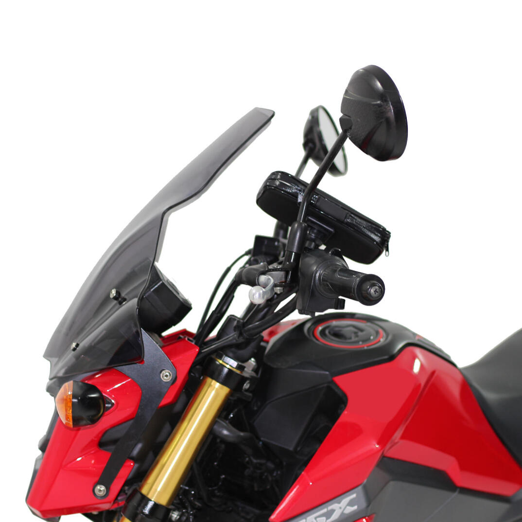 GP Kompozit Honda MSX125 2012-2018 Uyumlu Ön Cam Füme - 5
