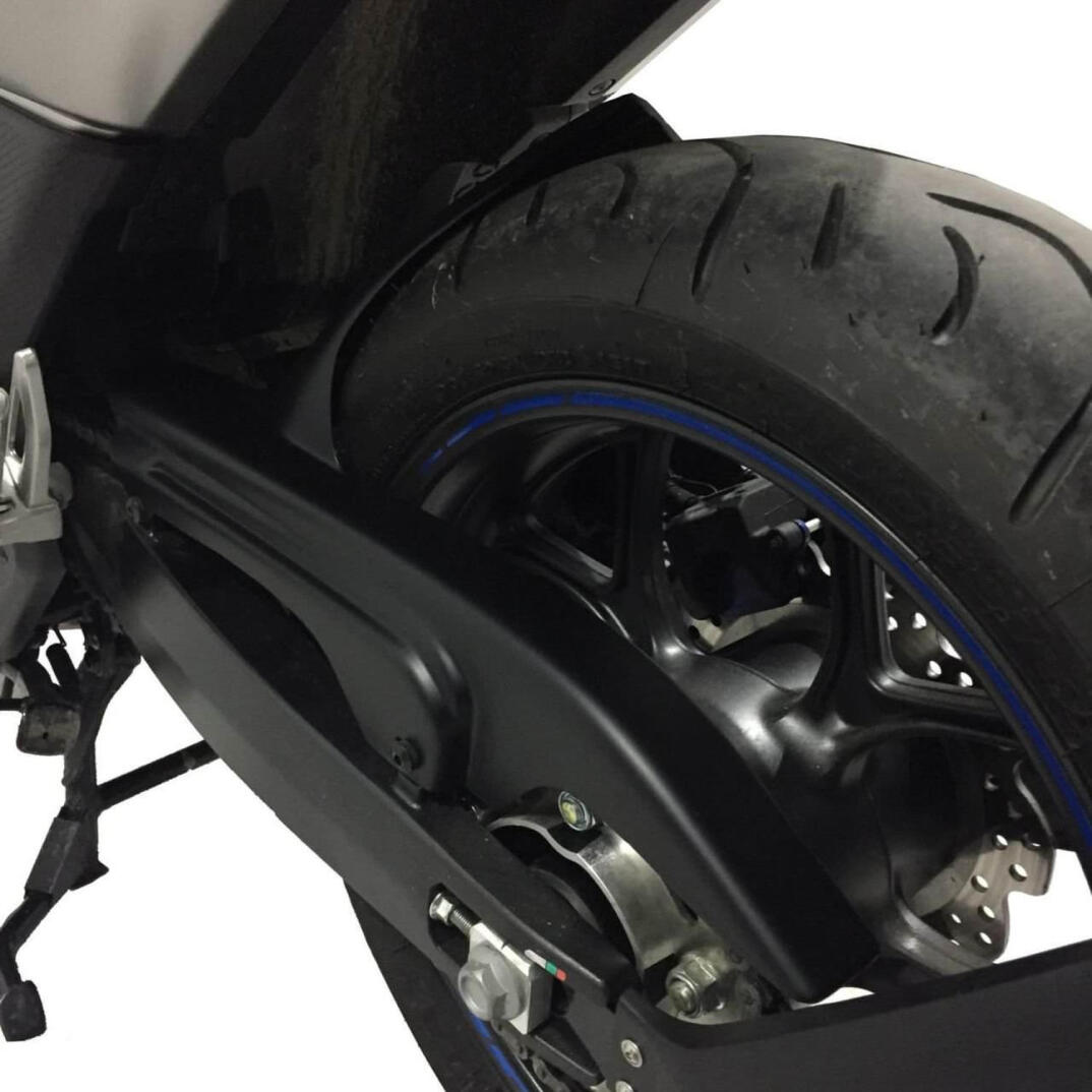 GP Kompozit Honda NC 700 D Integra 2012-2013 Uyumlu Arka Çamurluk Siyah - 2