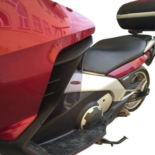 GP Kompozit Honda NC 700 D Integra 2012-2013 Uyumlu Bacak Koruma Şeffaf (1)