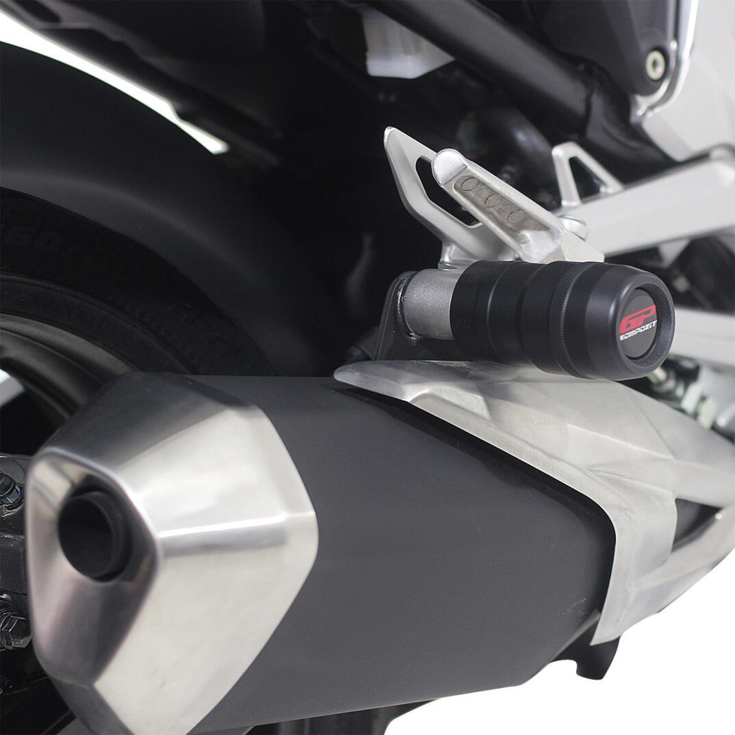 GP Kompozit Honda NC 700 D / NC 750 D Integra 2012-2020 Uyumlu Egzoz Koruma Takozu Siyah - 2