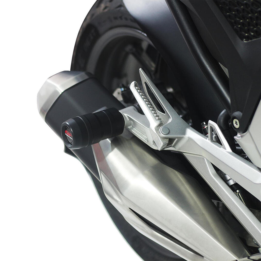 GP Kompozit Honda NC 700 D / NC 750 D Integra 2012-2020 Uyumlu Egzoz Koruma Takozu Siyah - 3
