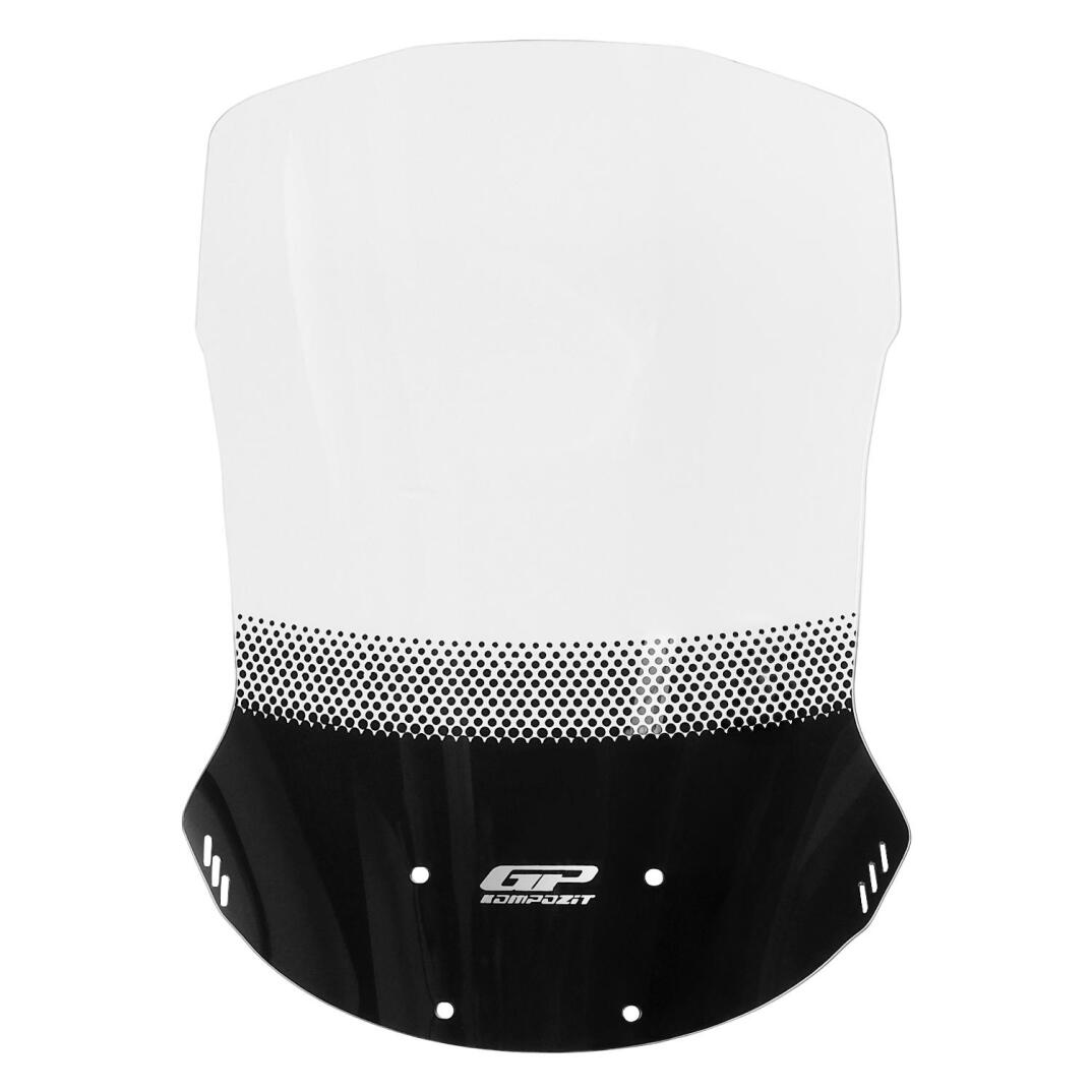 GP Kompozit Honda NC 700 S / NC 750 S 2012-2020 Uyumlu Baskılı Ön Cam Şeffaf - 1