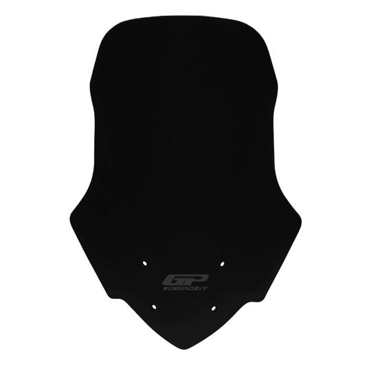 GP Kompozit Honda NC 700 S / NC 750 S 2012-2020 Uyumlu Ön Cam Siyah