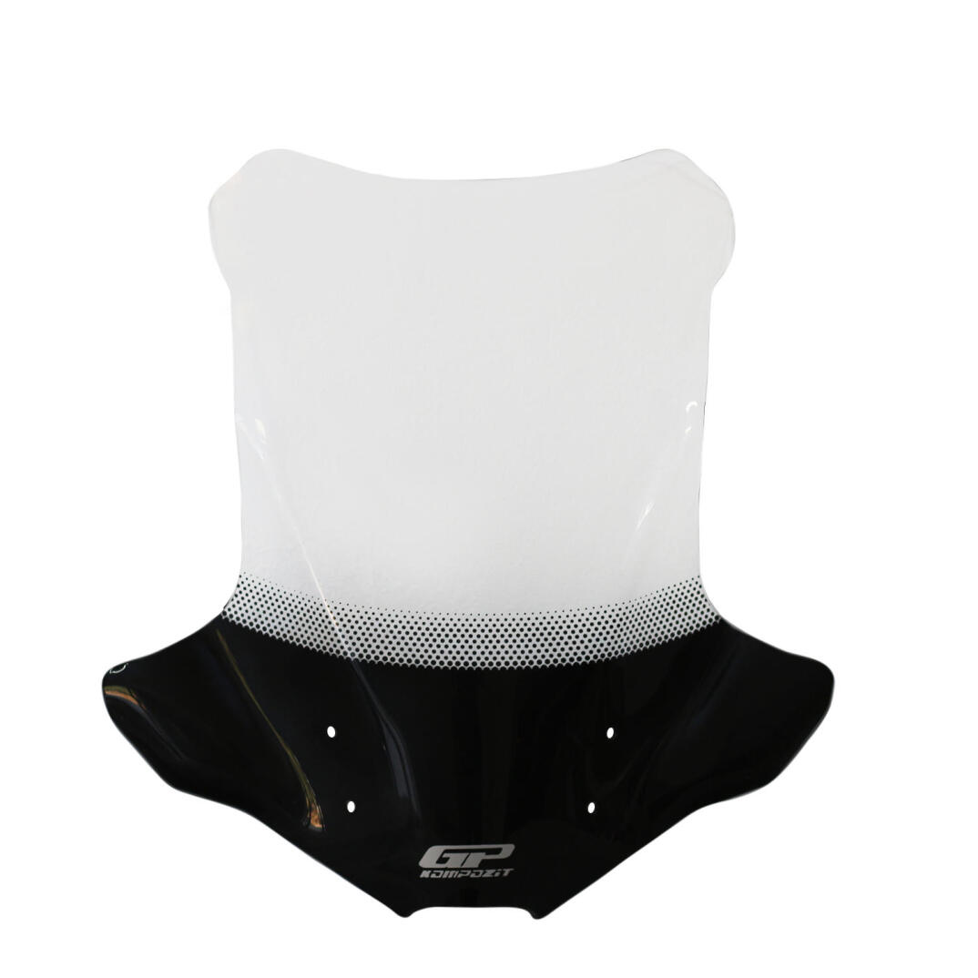 GP Kompozit Honda NC 700 X / NC 750 X 2012-2015 Uyumlu Baskılı Ön Cam Şeffaf - 1