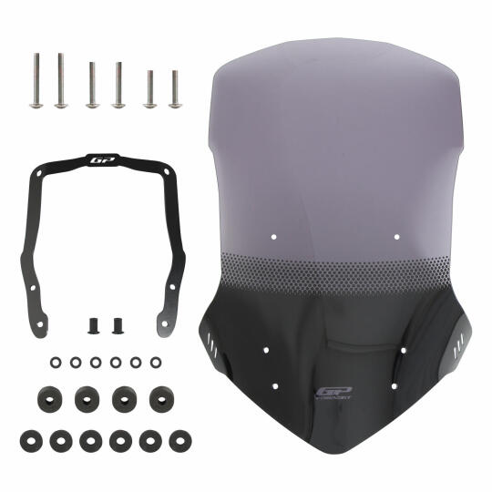 GP Kompozit Honda NC 700 X / NC 750 X 2012-2015 Uyumlu Baskılı Tur Camı Füme - 6