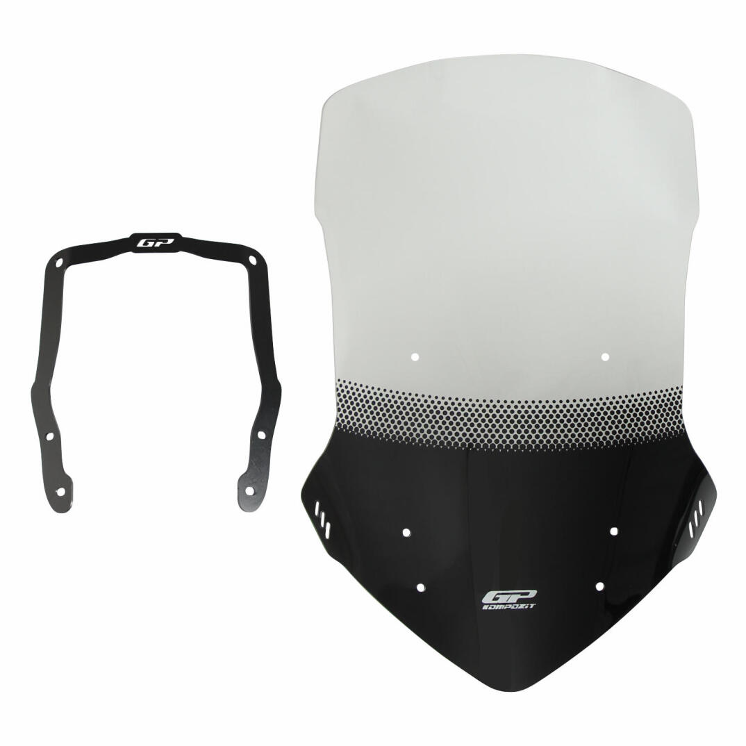 GP Kompozit Honda NC 700 X / NC 750 X 2012-2015 Uyumlu Baskılı Tur Camı Şeffaf - 1