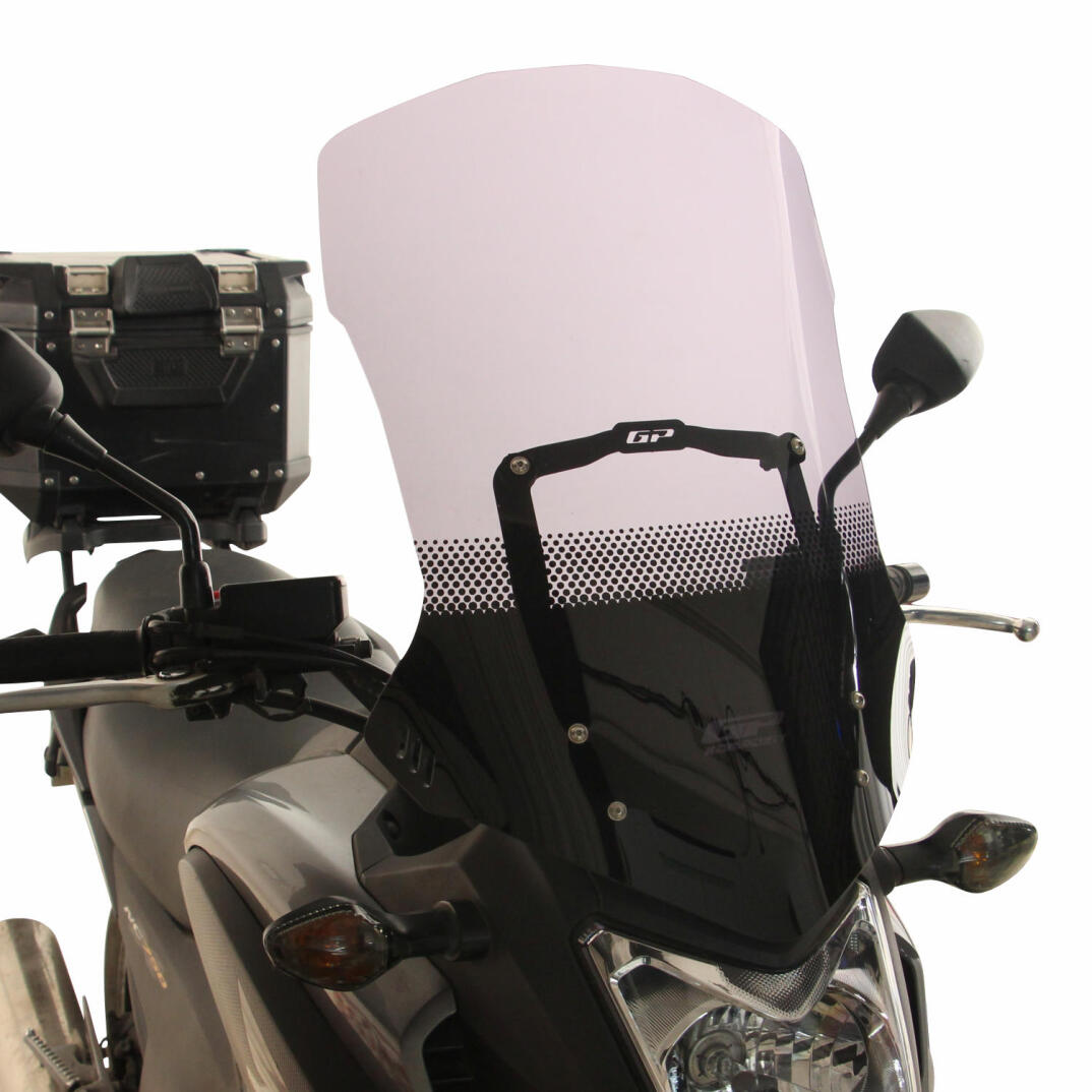 GP Kompozit Honda NC 700 X / NC 750 X 2012-2015 Uyumlu Baskılı Tur Camı Şeffaf - 3