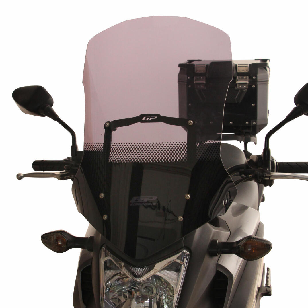 GP Kompozit Honda NC 700 X / NC 750 X 2012-2015 Uyumlu Baskılı Tur Camı Şeffaf - 4