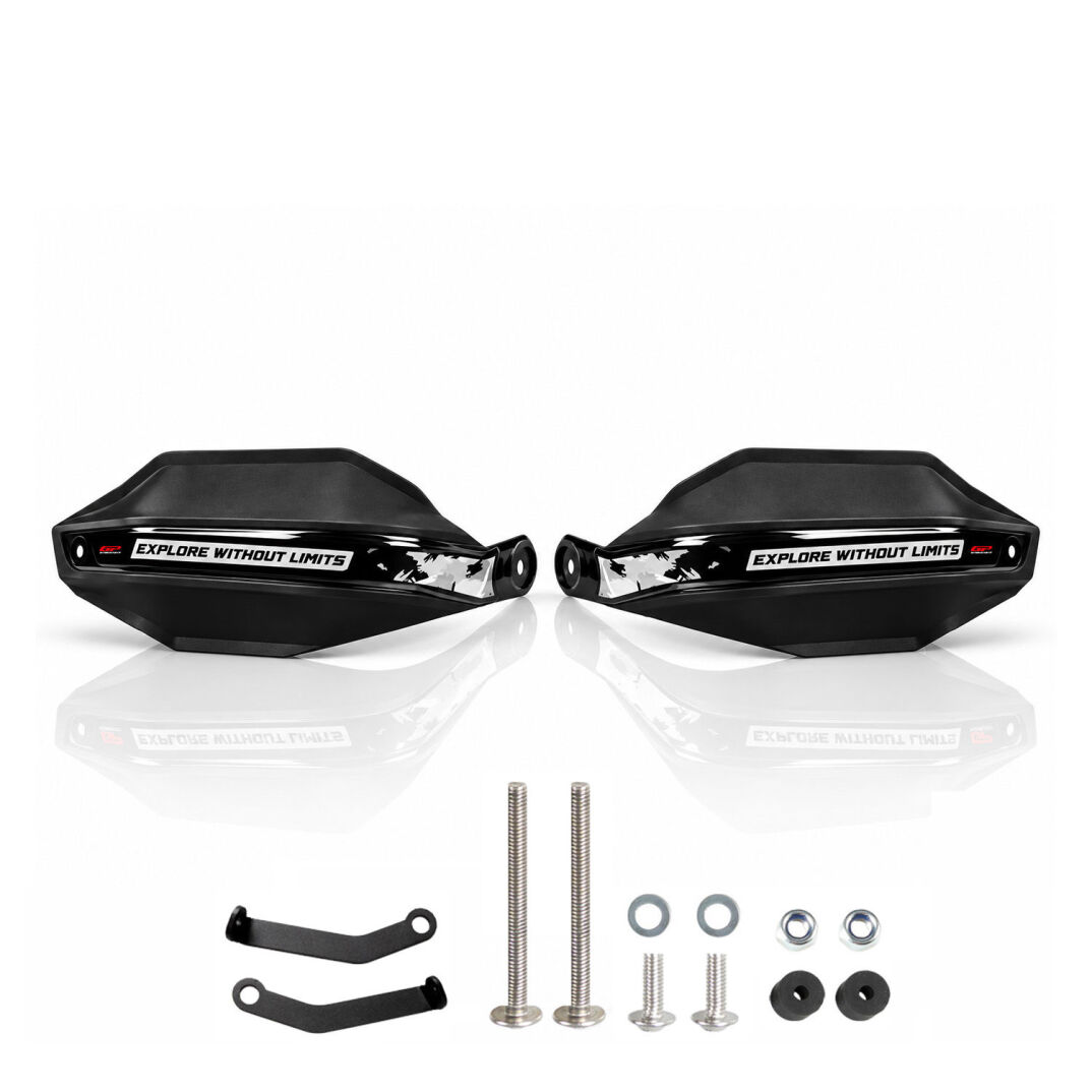 GP Kompozit Honda NC 700 X / NC 750 X 2012-2026 Uyumlu Plastik Elcik Koruma Siyah - 4