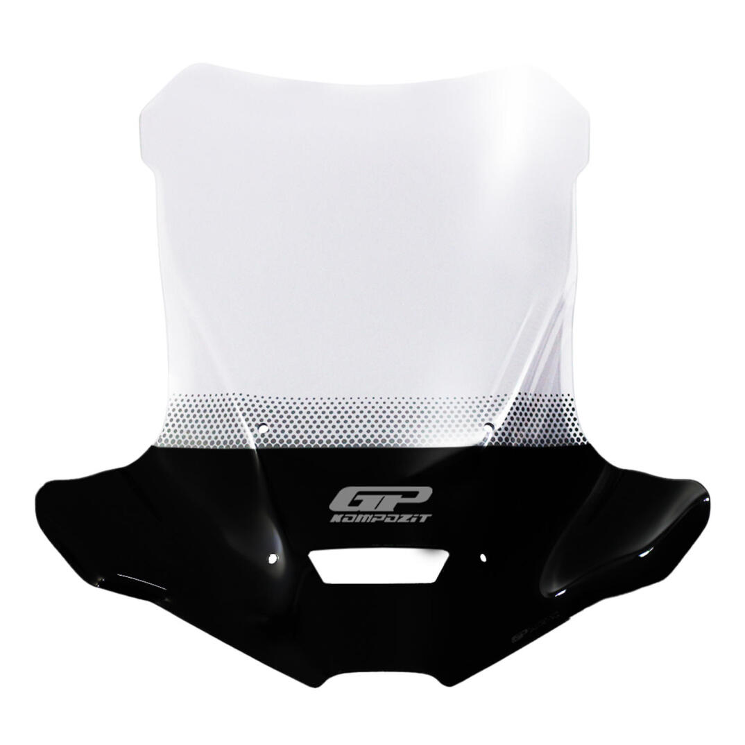 GP Kompozit Honda NC 700 X / NC 750 X 2016-2020 Uyumlu Baskılı Ön Cam Şeffaf - 1