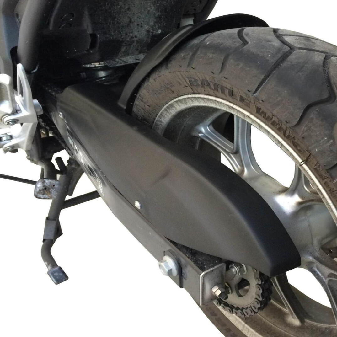 GP Kompozit Honda NC 700 X-S / NC 750 X-S 2012-2020 Uyumlu Zincir Korumalı Arka Çamurluk Siyah - 3