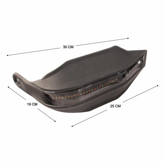GP Kompozit Honda NC 700 X-S / NC 750 X-S 2012-2023 Uyumlu Led Sinyalli Elcik Koruma Siyah - 5