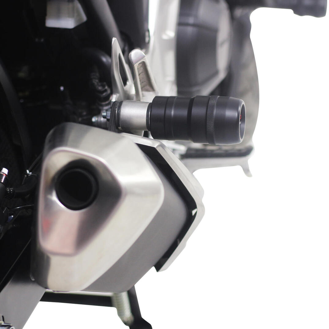 GP Kompozit Honda NC 700 X-S / NC 750 X-S 2012-2026 Uyumlu Egzoz Koruma Takozu Siyah - 3