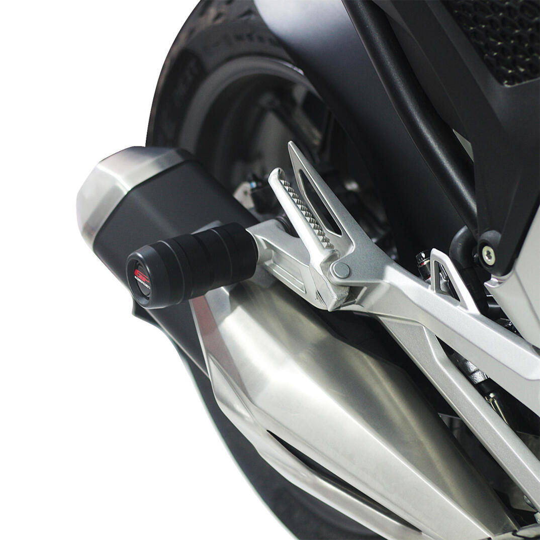 GP Kompozit Honda NC 700 X-S / NC 750 X-S 2012-2026 Uyumlu Egzoz Koruma Takozu Siyah - 4