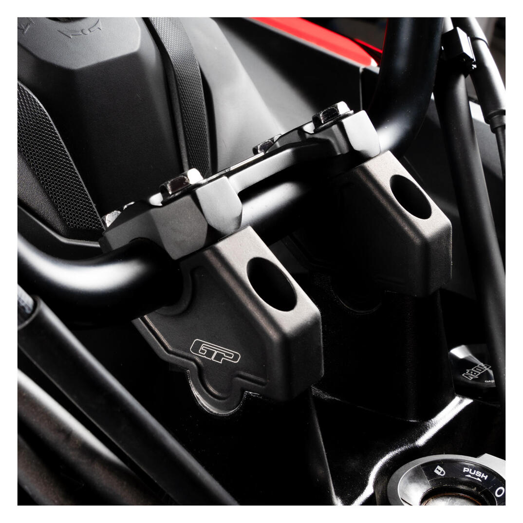 GP Kompozit Honda NC 700 X-S / NC 750 X-S 2012-2026 Uyumlu Gidon Yükseltme Siyah - 2