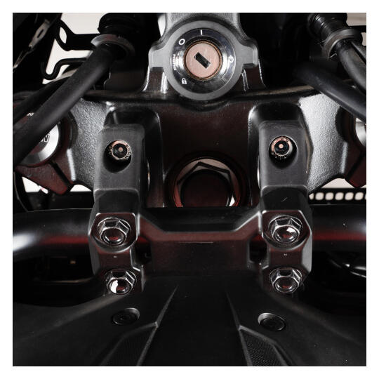 GP Kompozit Honda NC 700 X-S / NC 750 X-S 2012-2026 Uyumlu Gidon Yükseltme Siyah - 4