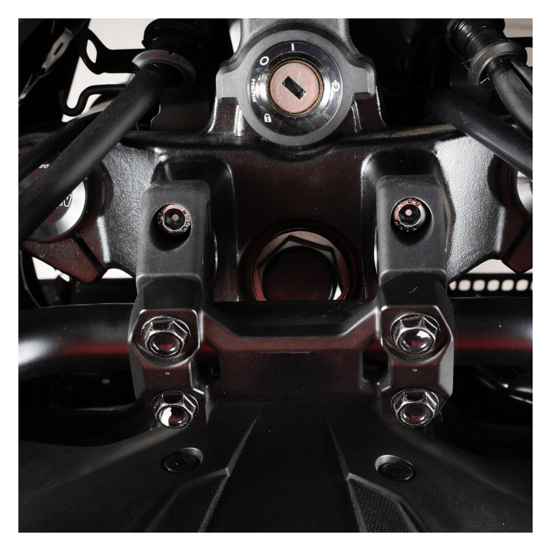 GP Kompozit Honda NC 700 X-S / NC 750 X-S 2012-2026 Uyumlu Gidon Yükseltme Siyah - 4