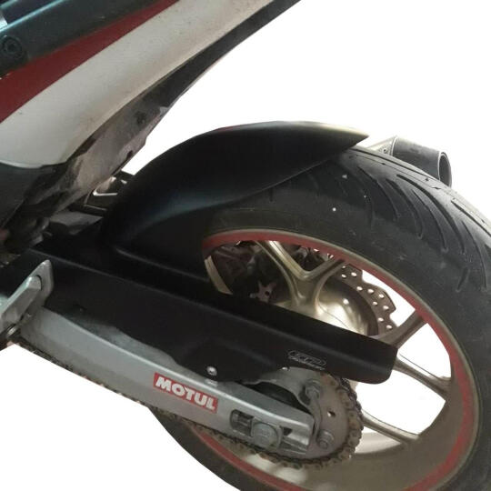 GP Kompozit Honda NC 750 D Integra 2014-2020 Uyumlu Zincir Korumalı Arka Çamurluk Siyah - 3