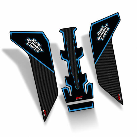 GP Kompozit Honda NC 750 X 2016-2020 Uyumlu Tank Pad Seti Mavi (1)