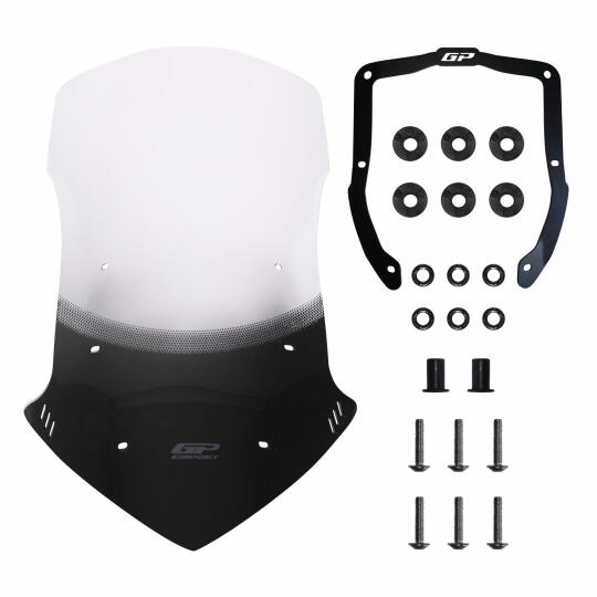 GP Kompozit Honda NC 750 X 2021-2024 Uyumlu Baskılı Tur Camı Şeffaf - 4
