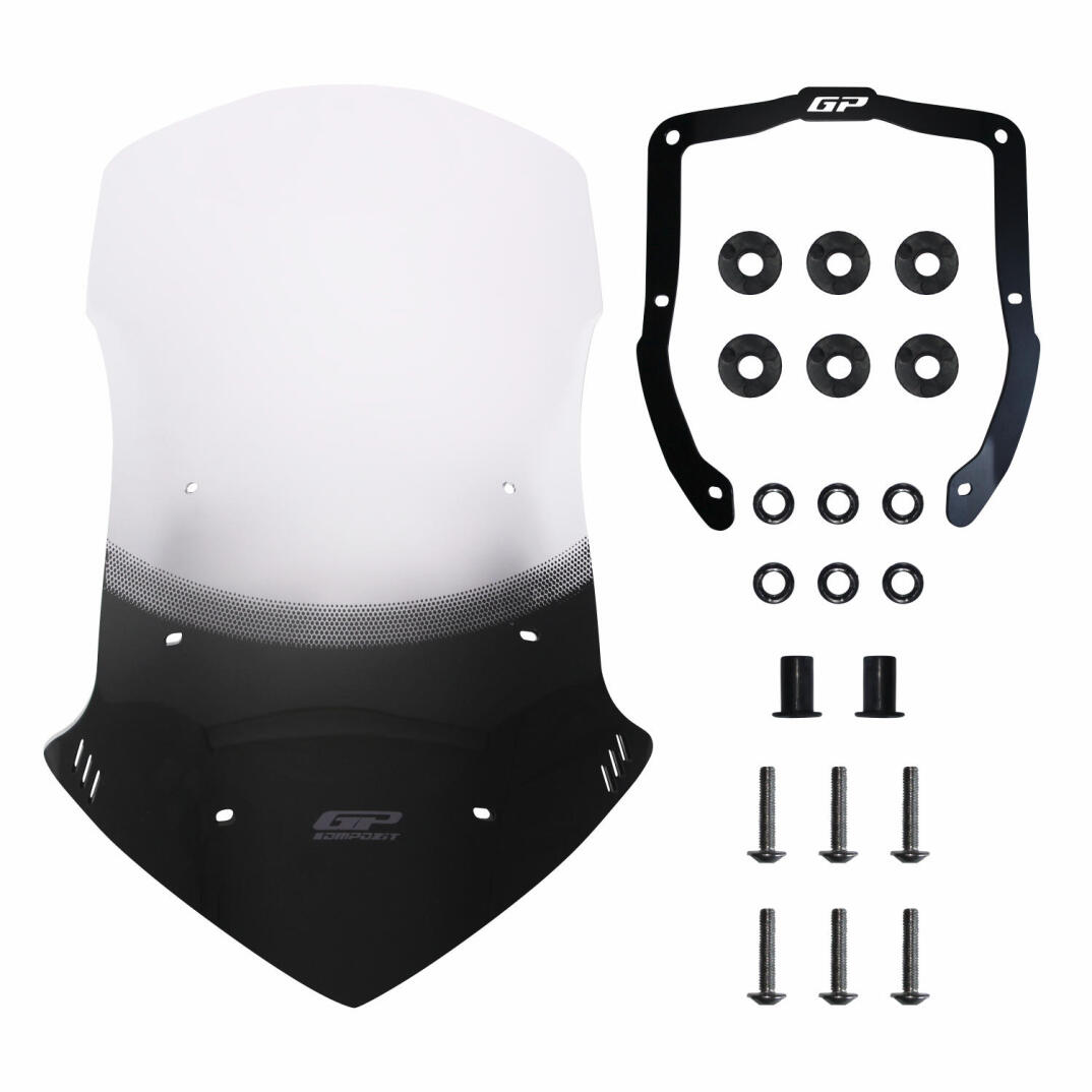 GP Kompozit Honda NC 750 X 2021-2024 Uyumlu Baskılı Tur Camı Şeffaf - 4