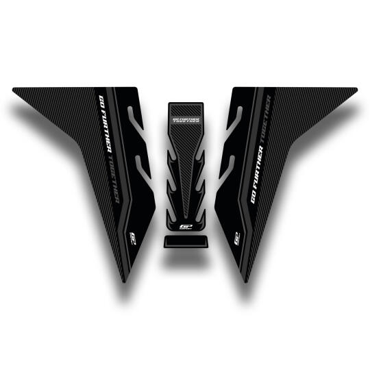 GP Kompozit Honda NC 750 X 2021-2024 Uyumlu Tank Pad Seti Gri