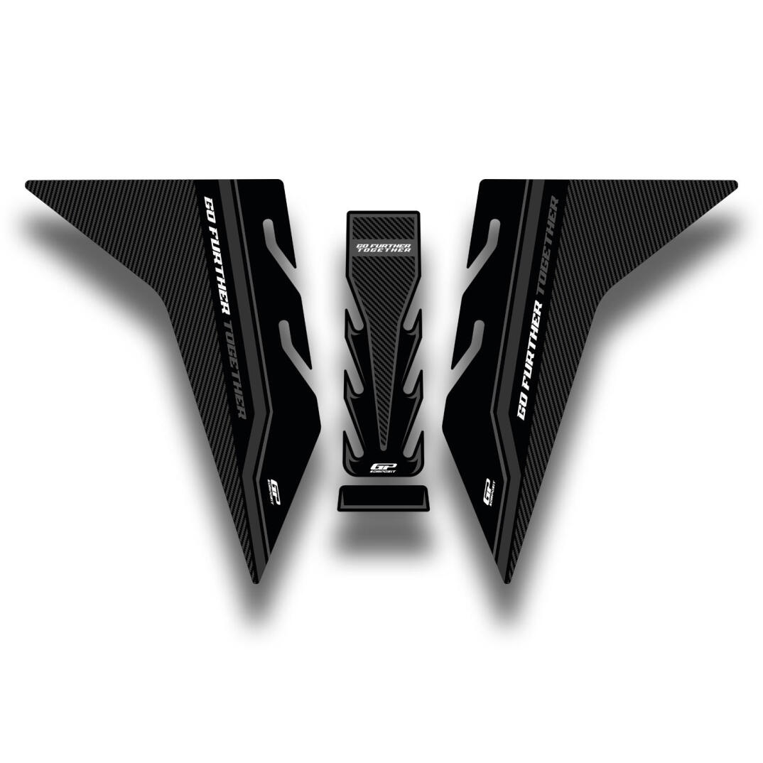 GP Kompozit Honda NC 750 X 2021-2024 Uyumlu Tank Pad Seti Gri - 1