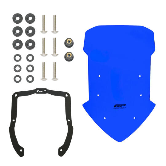 GP Kompozit Honda NC 750 X 2021-2024 Uyumlu Tur Camı Mavi - 5
