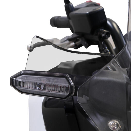 GP Kompozit Honda NC 750 X 2025-2026 Uyumlu Düz Model Yan Deflektör Şeffaf - 3