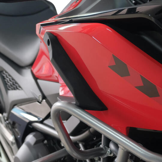 GP Kompozit Honda NC 750 X 2025-2026 Uyumlu Üst Bacak Koruma Siyah - 2