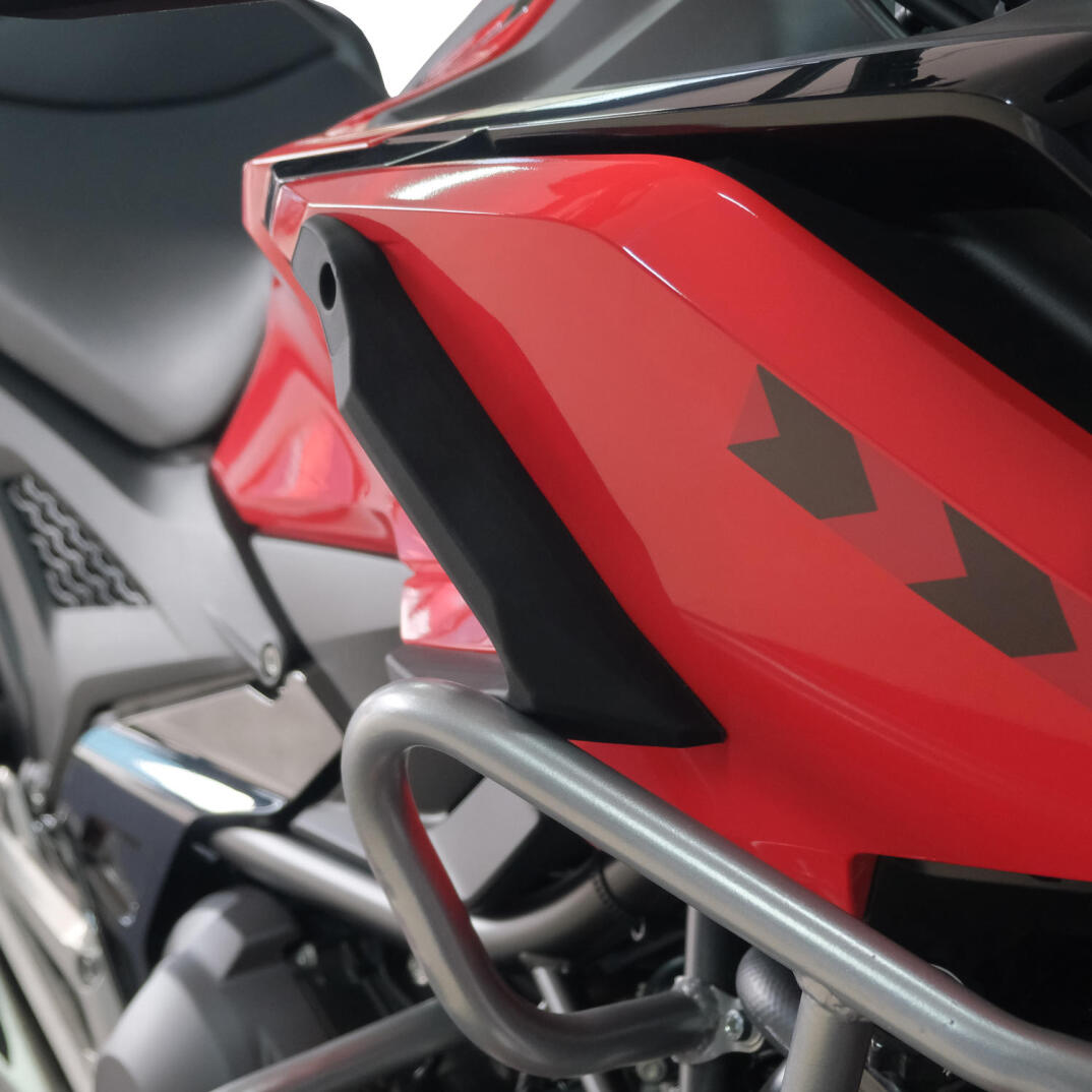 GP Kompozit Honda NC 750 X 2025-2026 Uyumlu Üst Bacak Koruma Siyah - 2
