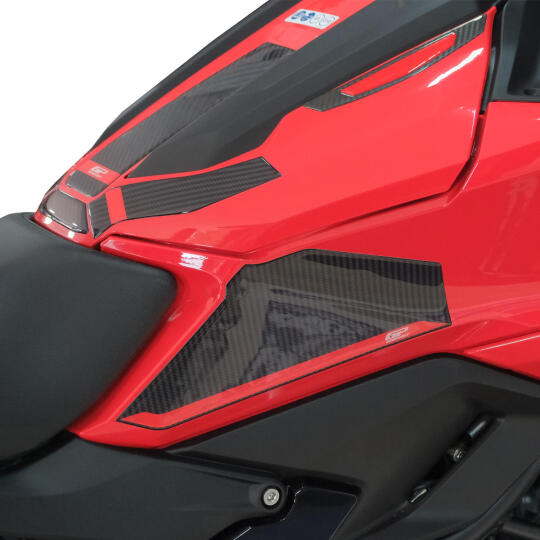 GP Kompozit Honda NC 750 X 2025-2026 Uyumlu Yeni Seri Tank Pad Karbon-Kırmızı - 4