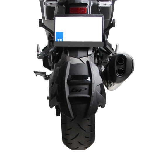 GP Kompozit Honda NT 1100 2022-2025 Uyumlu Arka Çamur Sıyırıcı Siyah - 3