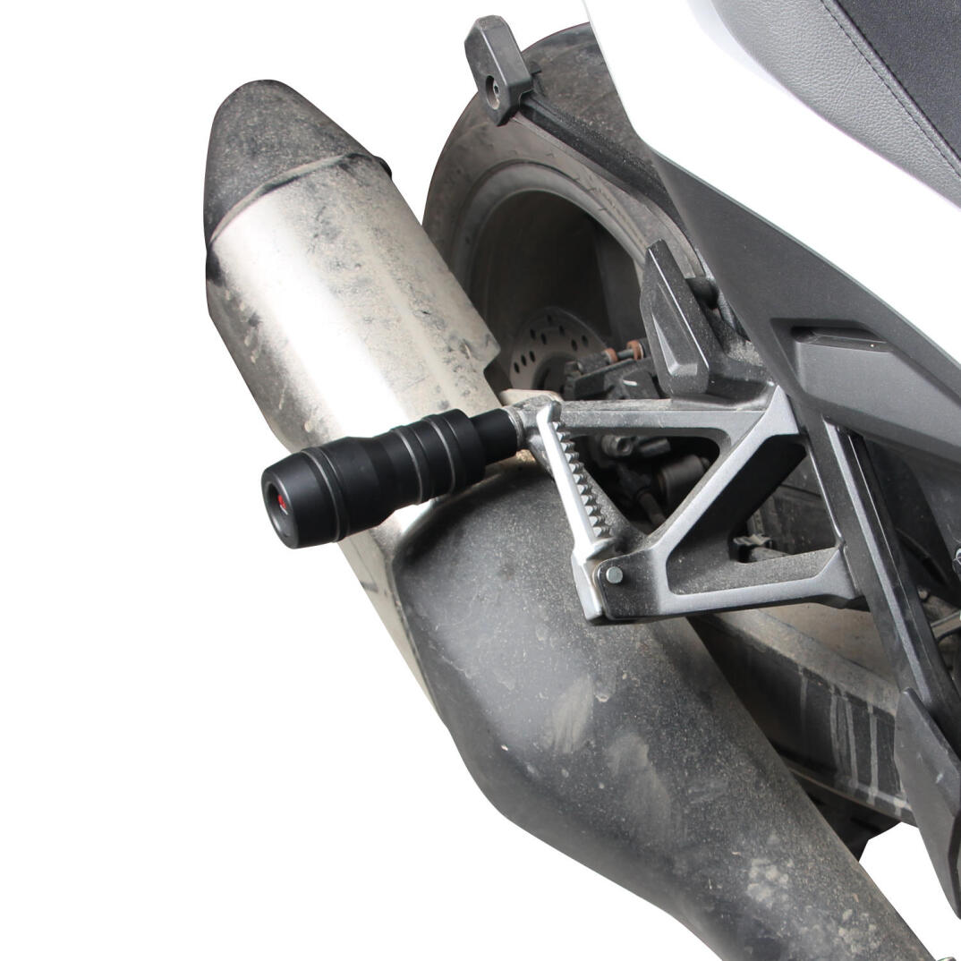 GP Kompozit Honda NT 1100 2022-2025 Uyumlu Egzoz Koruma Takozu Siyah - 5