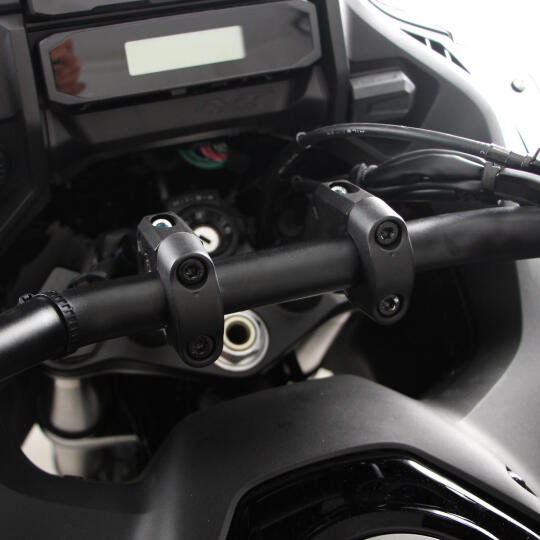 GP Kompozit Honda NT 1100 2022-2025 Uyumlu Gidon Yükseltme Siyah - 4