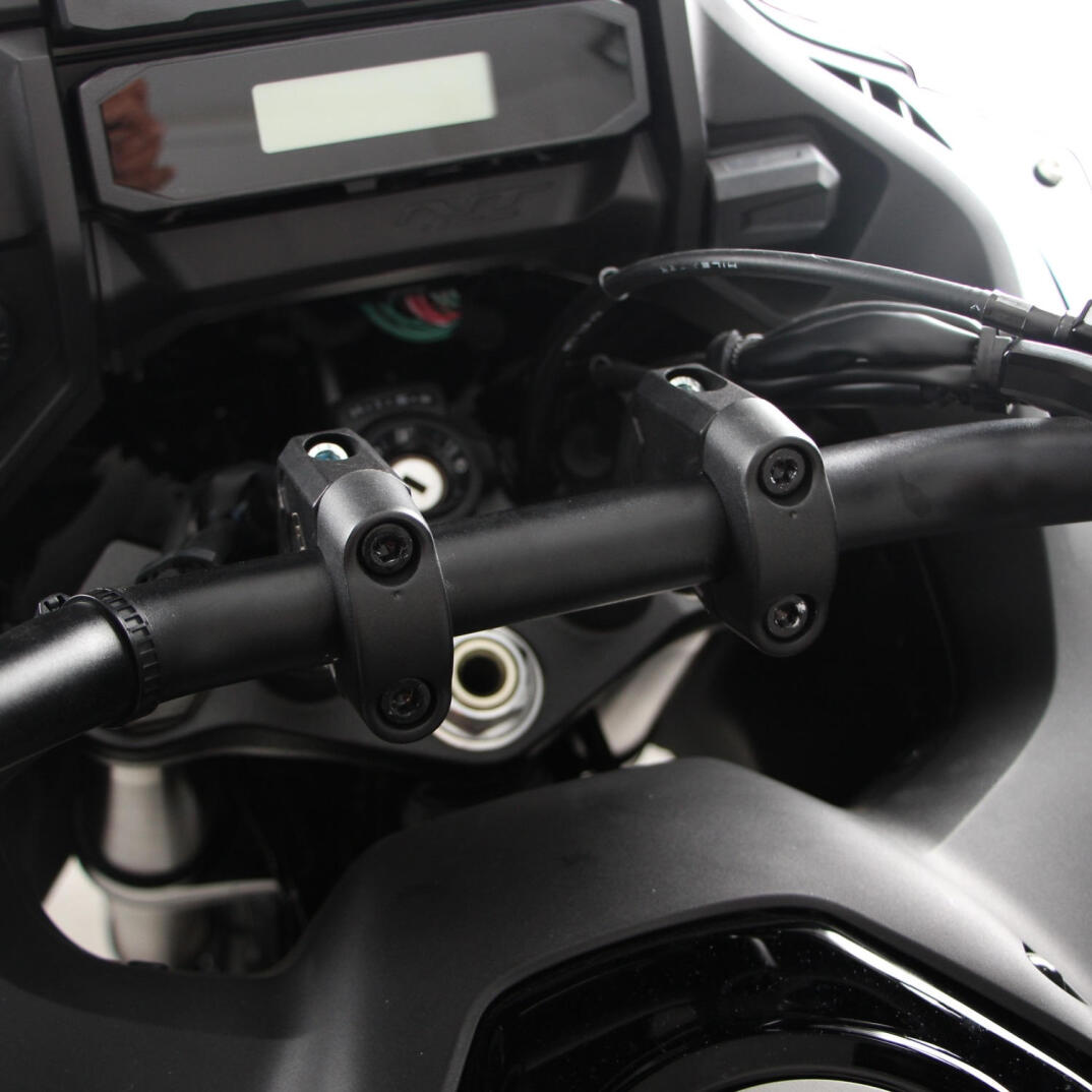 GP Kompozit Honda NT 1100 2022-2025 Uyumlu Gidon Yükseltme Siyah - 4