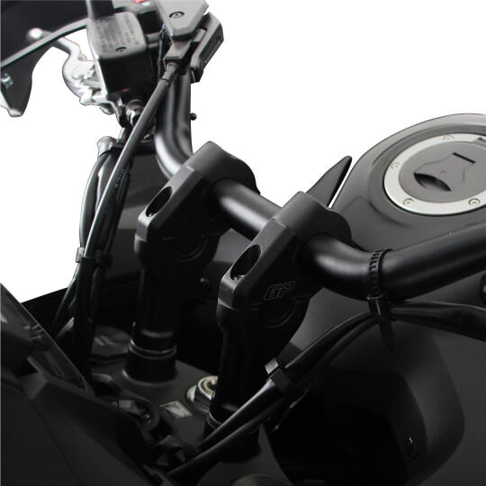 GP Kompozit Honda NT 1100 2022-2025 Uyumlu Gidon Yükseltme Siyah - 5