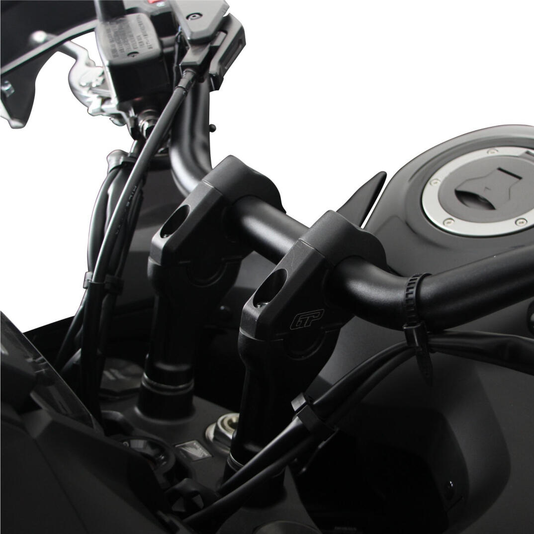 GP Kompozit Honda NT 1100 2022-2025 Uyumlu Gidon Yükseltme Siyah - 5