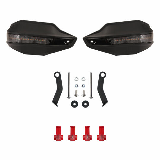 GP Kompozit Honda NT 1100 2022-2025 Uyumlu Led Sinyalli Elcik Koruma Siyah - 6