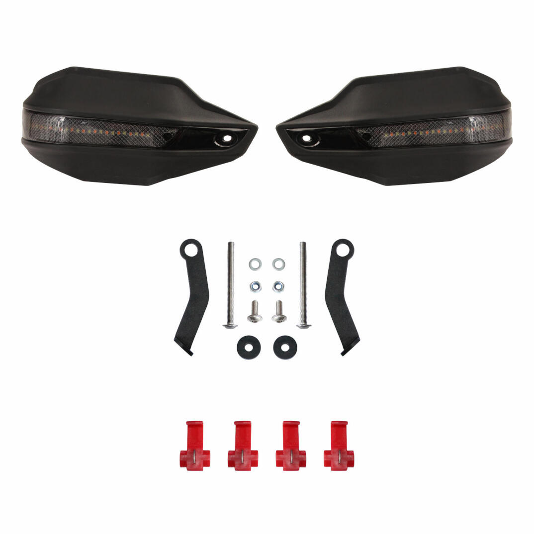 GP Kompozit Honda NT 1100 2022-2025 Uyumlu Led Sinyalli Elcik Koruma Siyah - 6